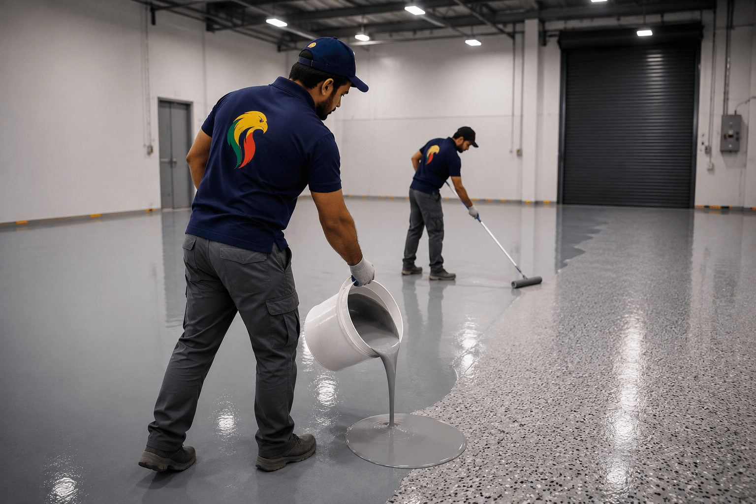 Epoxy floor coating Dubai commercial