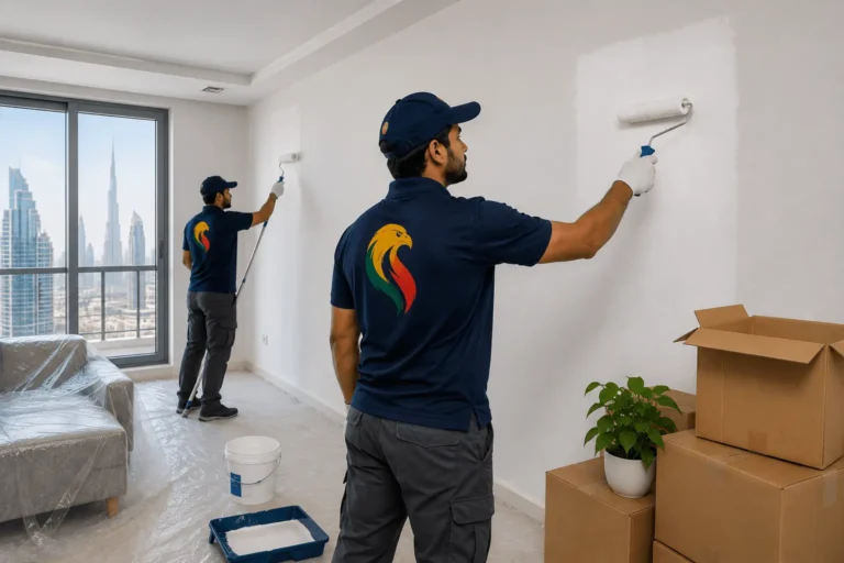 How to Paint Over Old Paint in Dubai Apartment 3 move out painting Service Dubai